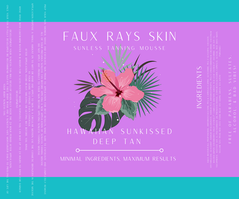 Faux Rays Hawaiian Sunkissed Tanning Mousse